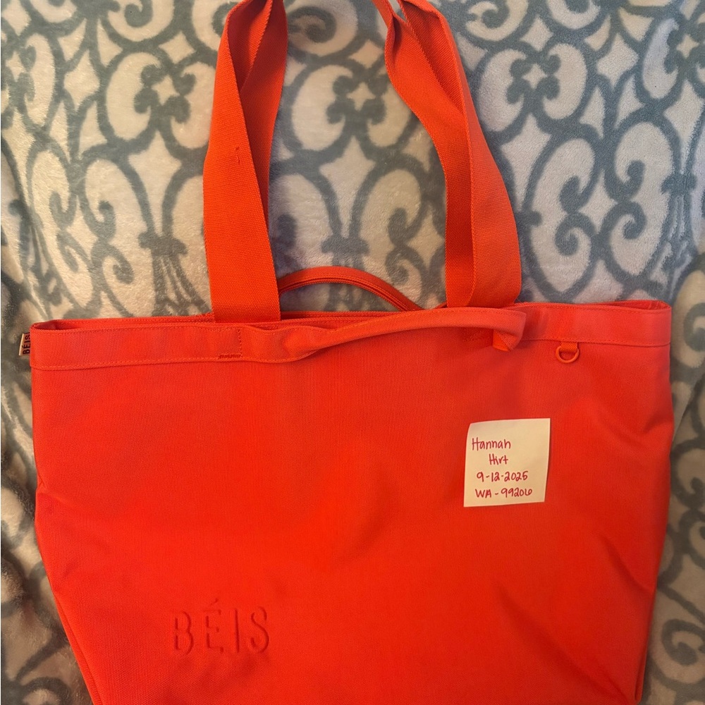 BÉIS flame travel tote